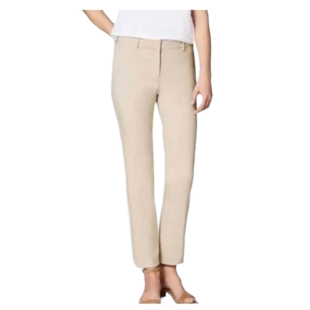 J. Jill Wearever Khaki Tan Ankle Pants‎ Size 14